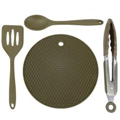 Best Pirce 🔥 Trakker Armolife Silicone Utensil Set Cooking Equipment ✔️