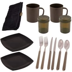 Deals 🔔 Trakker DPM Deluxe Food Set Cooking Equipment 😀 -Trakker Sales Shop trakker dpm food set two person 10