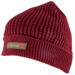 Flash Sale 🎁 Trakker Plum Textured Beanie Clothing 🎁