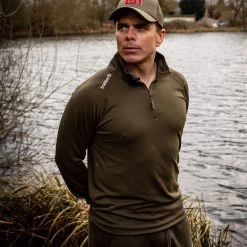 New 👍 Trakker Half Zip Top with UV Sun Protection Clothing 💯 -Trakker Sales Shop trakker spf half zip 7