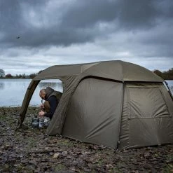Cheapest 🔥 Trakker Tempest Brolly 100T Social Cap Bivvy Accessories 😀 -Trakker Sales Shop trakker tempest brolly 100t social cap 5 1